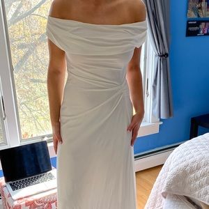 Long white gown